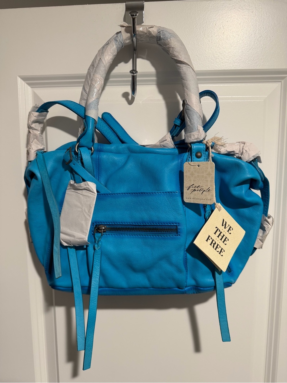 Free People Baby Emerson Tote Bag - Cerulean Blue